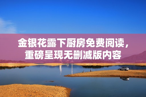 金银花露下厨房免费阅读，重磅呈现无删减版内容