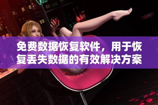 免费数据恢复软件，用于恢复丢失数据的有效解决方案