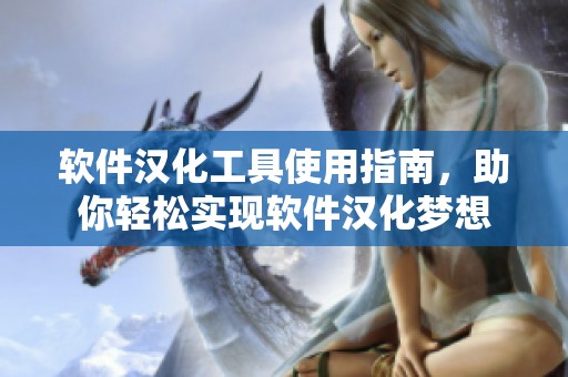 软件汉化工具使用指南，助你轻松实现软件汉化梦想