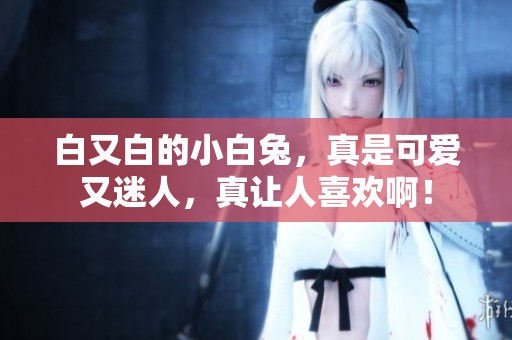 白又白的小白兔，真是可爱又迷人，真让人喜欢啊！