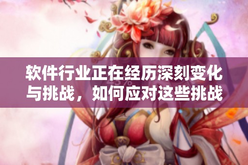 软件行业正在经历深刻变化与挑战，如何应对这些挑战成为关键问题