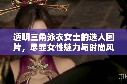 透明三角泳衣女士的迷人图片，尽显女性魅力与时尚风采