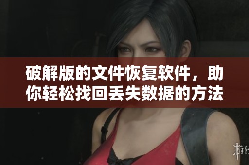 破解版的文件恢复软件，助你轻松找回丢失数据的方法
