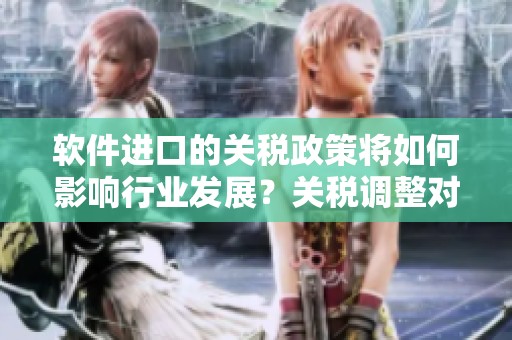 软件进口的关税政策将如何影响行业发展？关税调整对软件进口的未来有何启示？