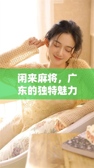 闲来麻将，广东的独特魅力与快乐休闲时光