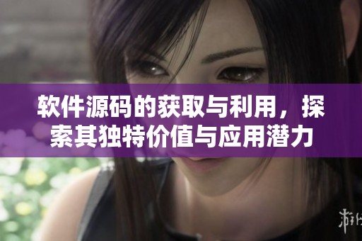 软件源码的获取与利用，探索其独特价值与应用潜力