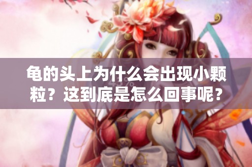 龟的头上为什么会出现小颗粒？这到底是怎么回事呢？