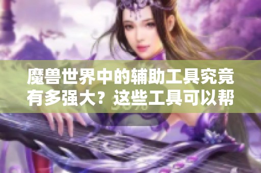魔兽世界中的辅助工具究竟有多强大？这些工具可以帮助你更好地享受游戏体验！