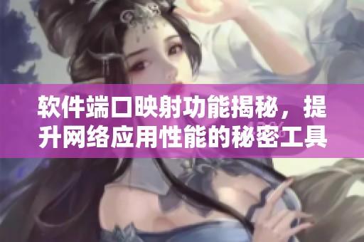 软件端口映射功能揭秘，提升网络应用性能的秘密工具