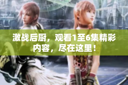 激战后厨，观看1至6集精彩内容，尽在这里！