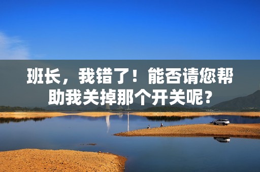班长，我错了！能否请您帮助我关掉那个开关呢？