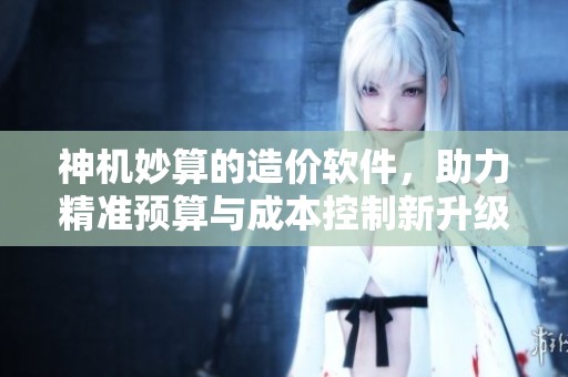 神机妙算的造价软件，助力精准预算与成本控制新升级