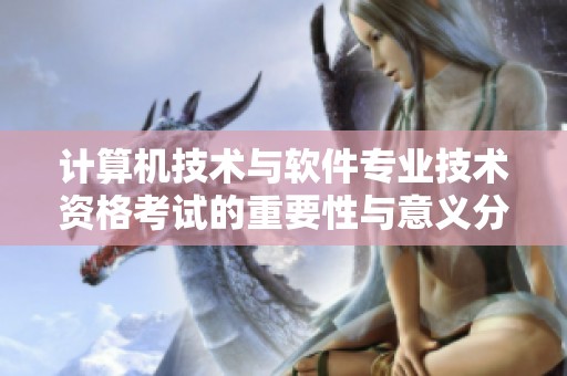 计算机技术与软件专业技术资格考试的重要性与意义分析
