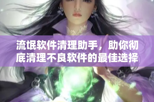 流氓软件清理助手，助你彻底清理不良软件的最佳选择