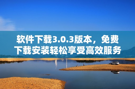 软件下载3.0.3版本，免费下载安装轻松享受高效服务