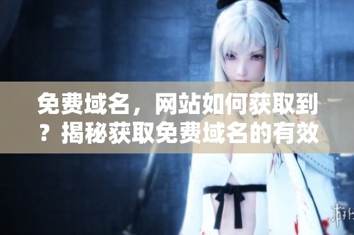 免费域名，网站如何获取到？揭秘获取免费域名的有效方法与技巧。
