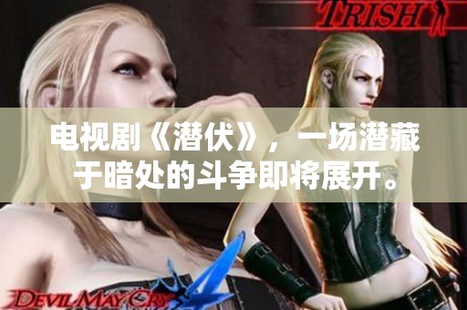 电视剧《潜伏》，一场潜藏于暗处的斗争即将展开。