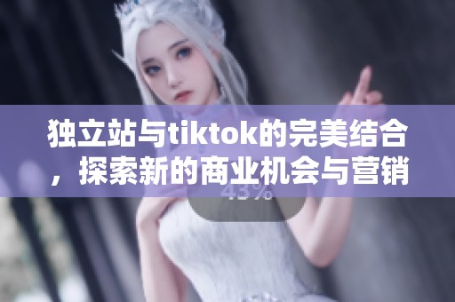 独立站与tiktok的完美结合，探索新的商业机会与营销策略