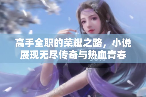 高手全职的荣耀之路，小说展现无尽传奇与热血青春