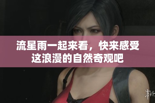 流星雨一起来看，快来感受这浪漫的自然奇观吧