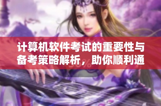 计算机软件考试的重要性与备考策略解析，助你顺利通过考试