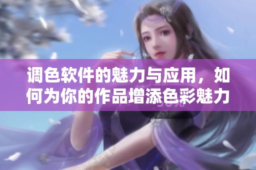调色软件的魅力与应用，如何为你的作品增添色彩魅力