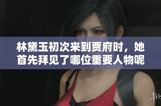 林黛玉初次来到贾府时，她首先拜见了哪位重要人物呢