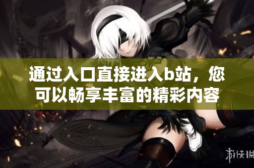 通过入口直接进入b站，您可以畅享丰富的精彩内容