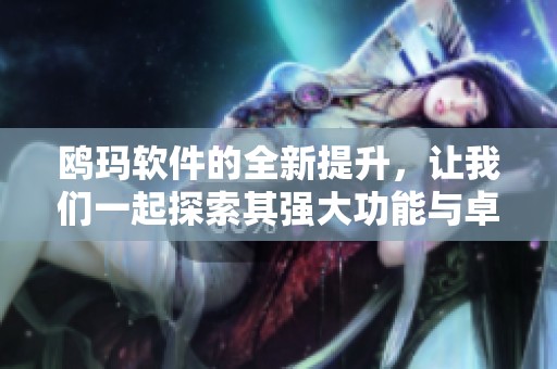 鸥玛软件的全新提升，让我们一起探索其强大功能与卓越表现