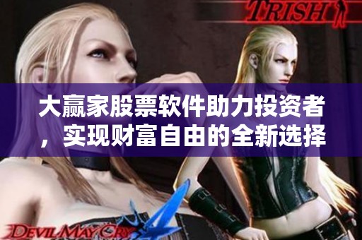 大赢家股票软件助力投资者，实现财富自由的全新选择