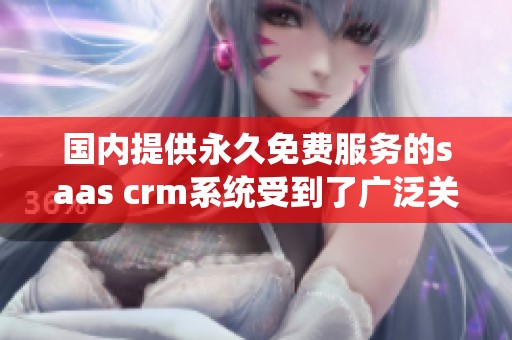 国内提供永久免费服务的saas crm系统受到了广泛关注