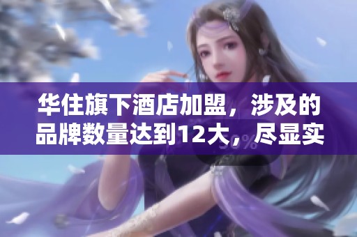 华住旗下酒店加盟，涉及的品牌数量达到12大，尽显实力与多元化