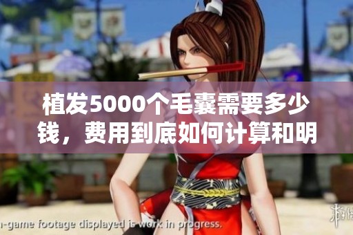 植发5000个毛囊需要多少钱，费用到底如何计算和明细又是怎样的呢