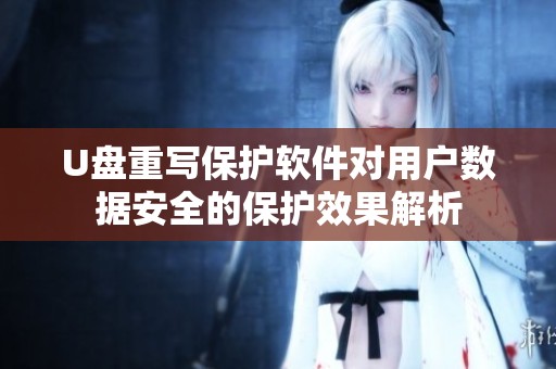 U盘重写保护软件对用户数据安全的保护效果解析