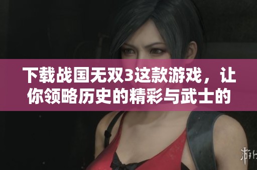 下载战国无双3这款游戏，让你领略历史的精彩与武士的荣耀