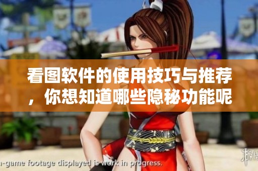 看图软件的使用技巧与推荐，你想知道哪些隐秘功能呢