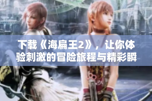 下载《海扁王2》，让你体验刺激的冒险旅程与精彩瞬间