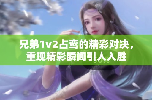 兄弟1v2占鸾的精彩对决，重现精彩瞬间引人入胜