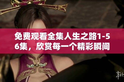 免费观看全集人生之路1-56集，欣赏每一个精彩瞬间与动人故事