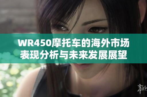 WR450摩托车的海外市场表现分析与未来发展展望
