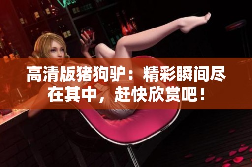 高清版猪狗驴：精彩瞬间尽在其中，赶快欣赏吧！