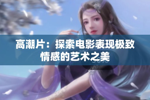 高潮片：探索电影表现极致情感的艺术之美