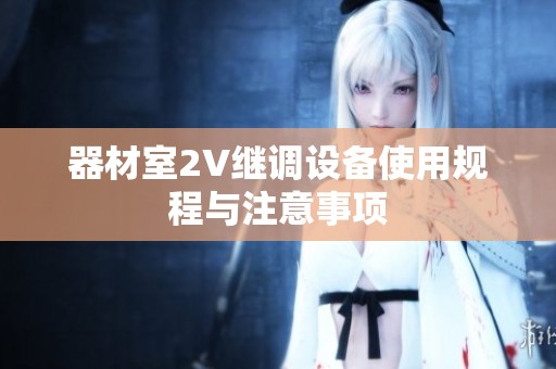 器材室2V继调设备使用规程与注意事项