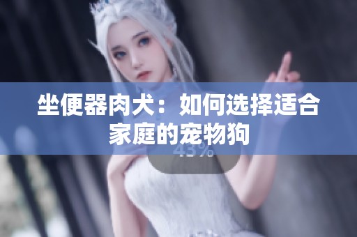 坐便器肉犬：如何选择适合家庭的宠物狗