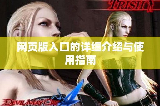 网页版入口的详细介绍与使用指南
