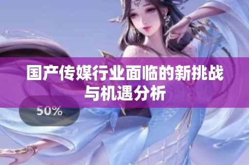 国产传媒行业面临的新挑战与机遇分析