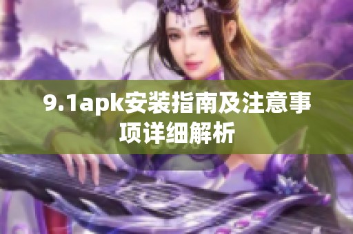 9.1apk安装指南及注意事项详细解析