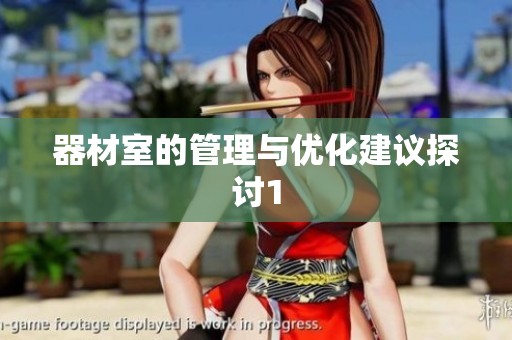 器材室的管理与优化建议探讨1