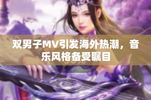 双男子MV引发海外热潮，音乐风格备受瞩目
