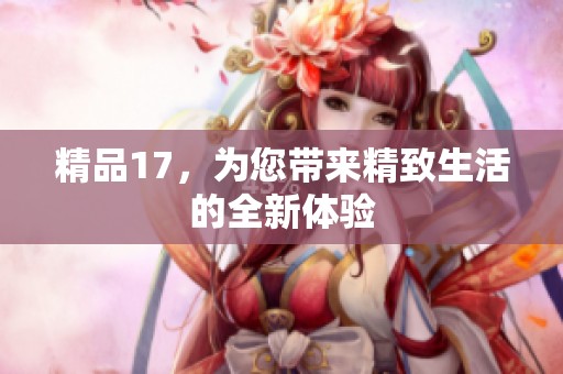 精品17，为您带来精致生活的全新体验